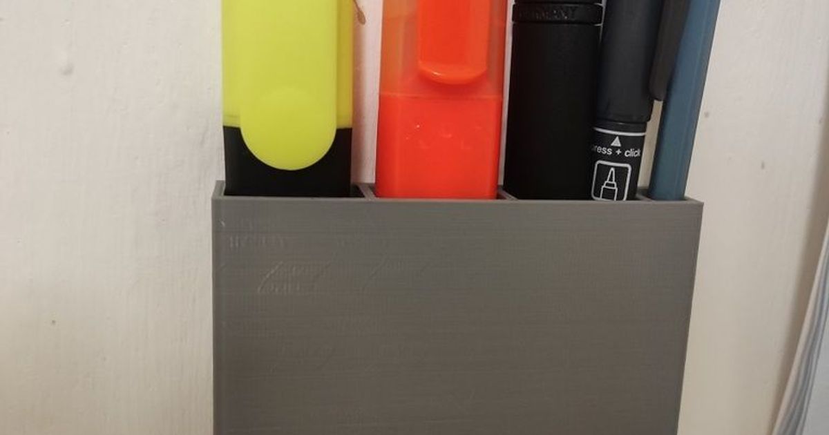 Small marker holder mountable on wall by Michal Fekete Download free