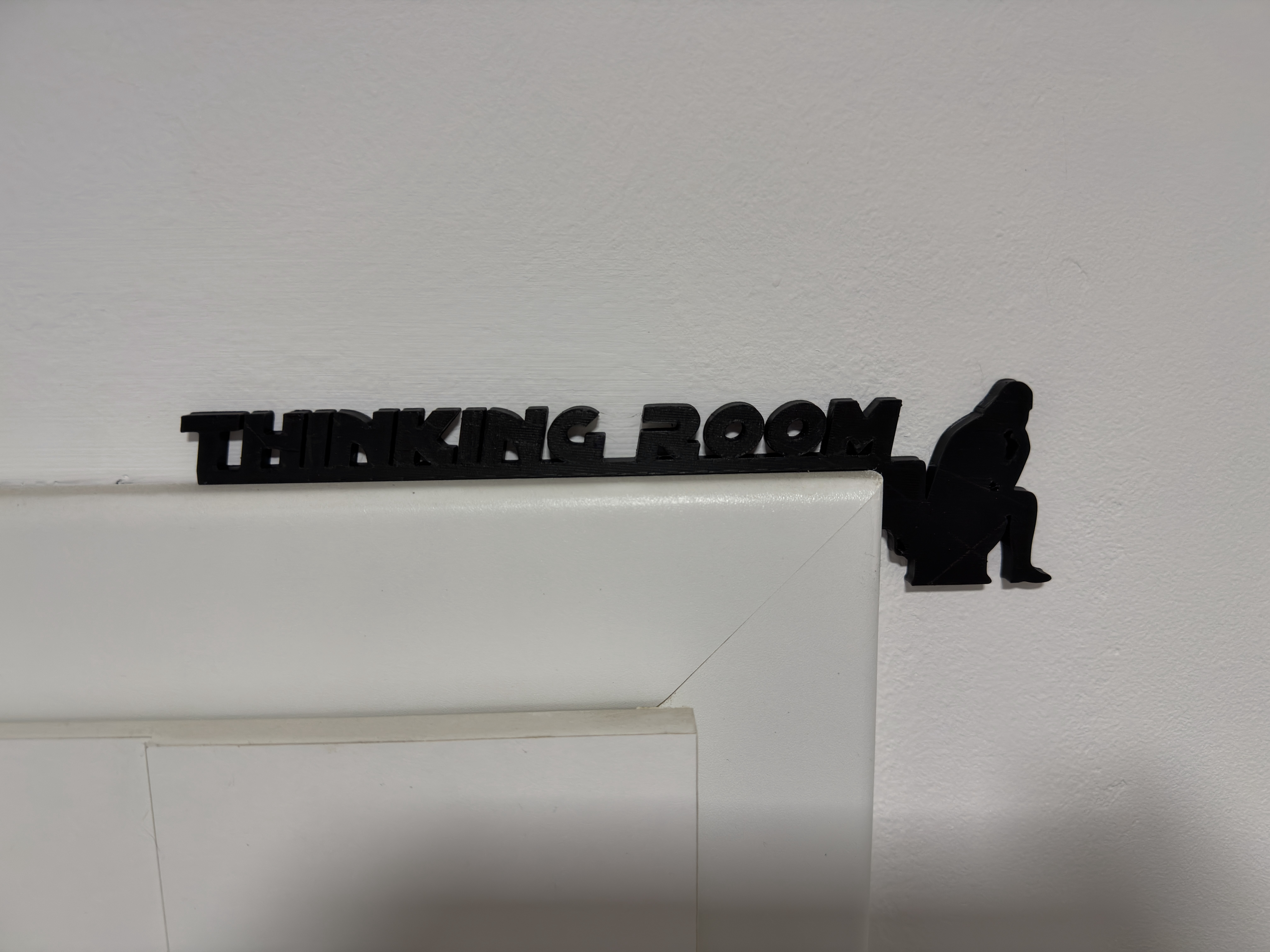 Toilet sign - Thinking room Darth Vader