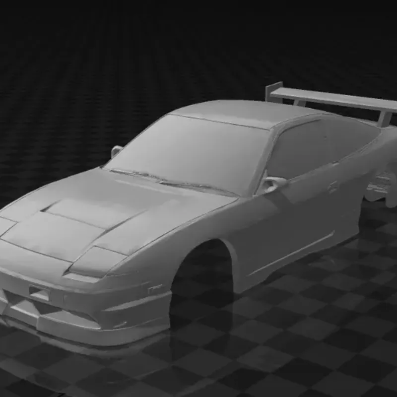 JDM drift car 180SX 3D model