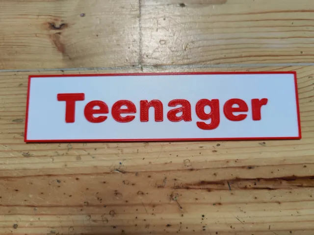 Teenager Sign