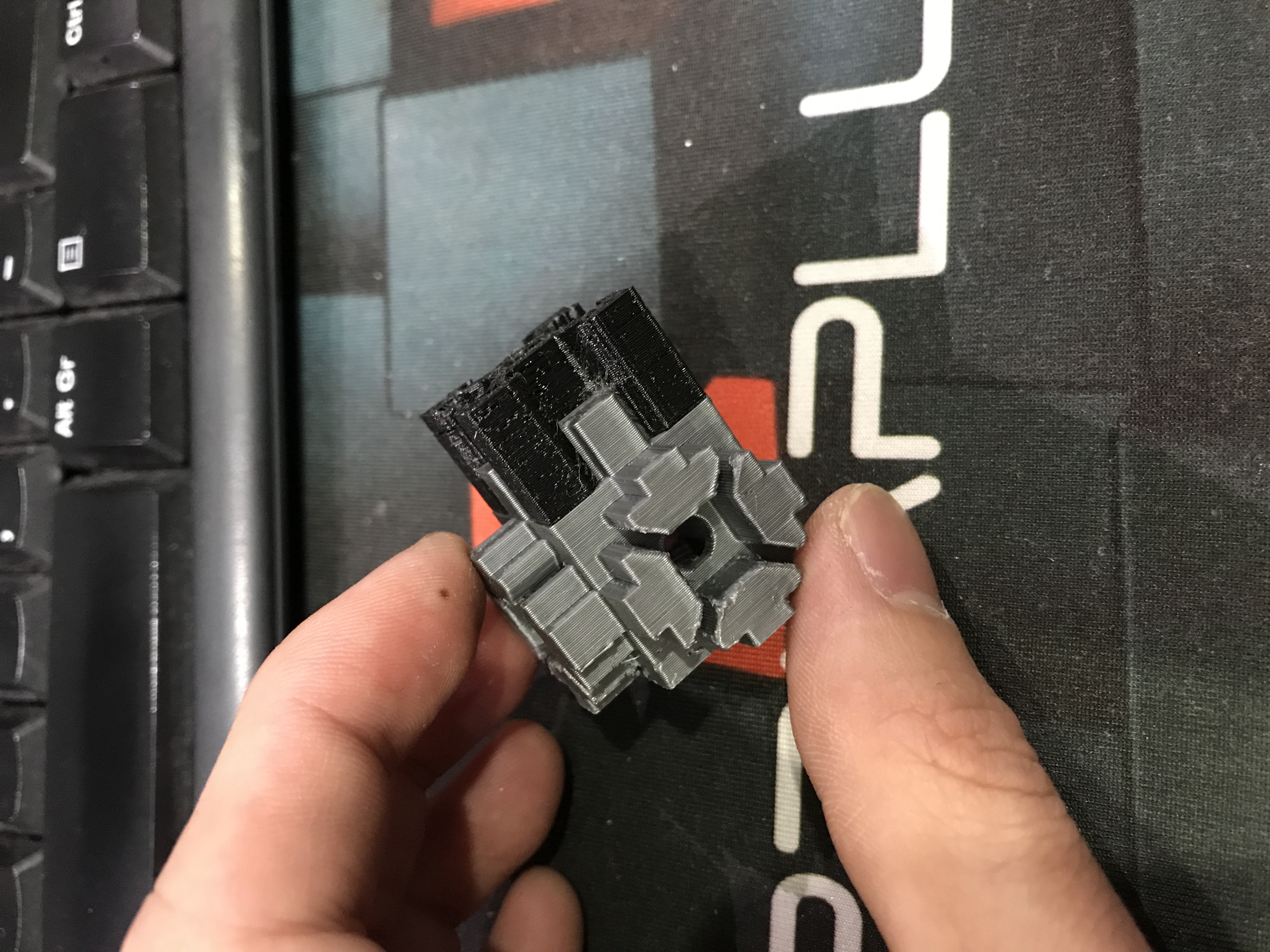 Strong 3 corner bracket for 2020 aluminium extrusion - 5mm slot