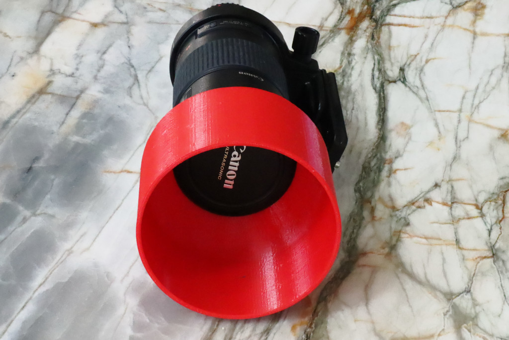 Replacement lens hood for canon 180mm macro lens by