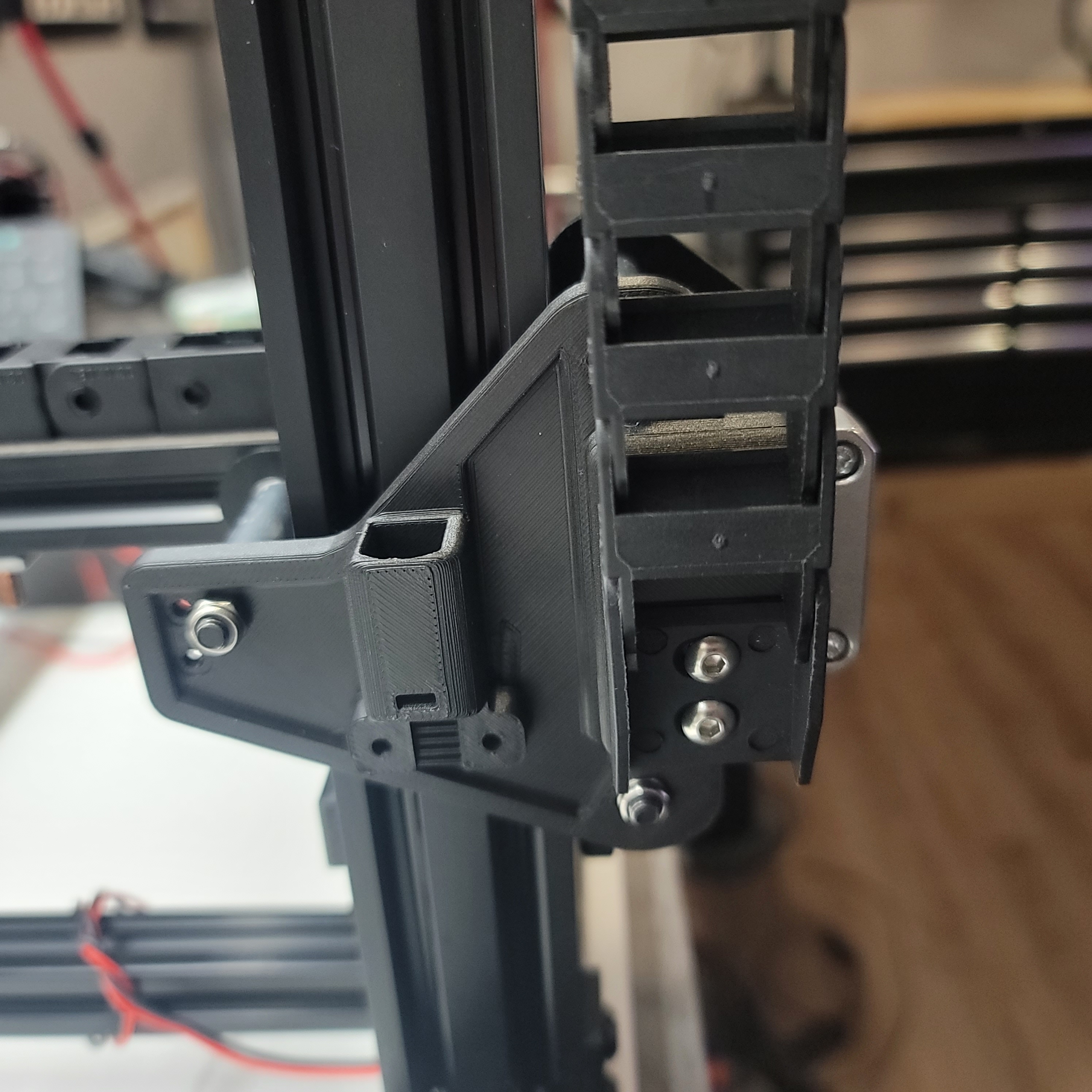 Z Cable Chain mounts for Belt Driven Ender 3 Mod by KevinAkaSam