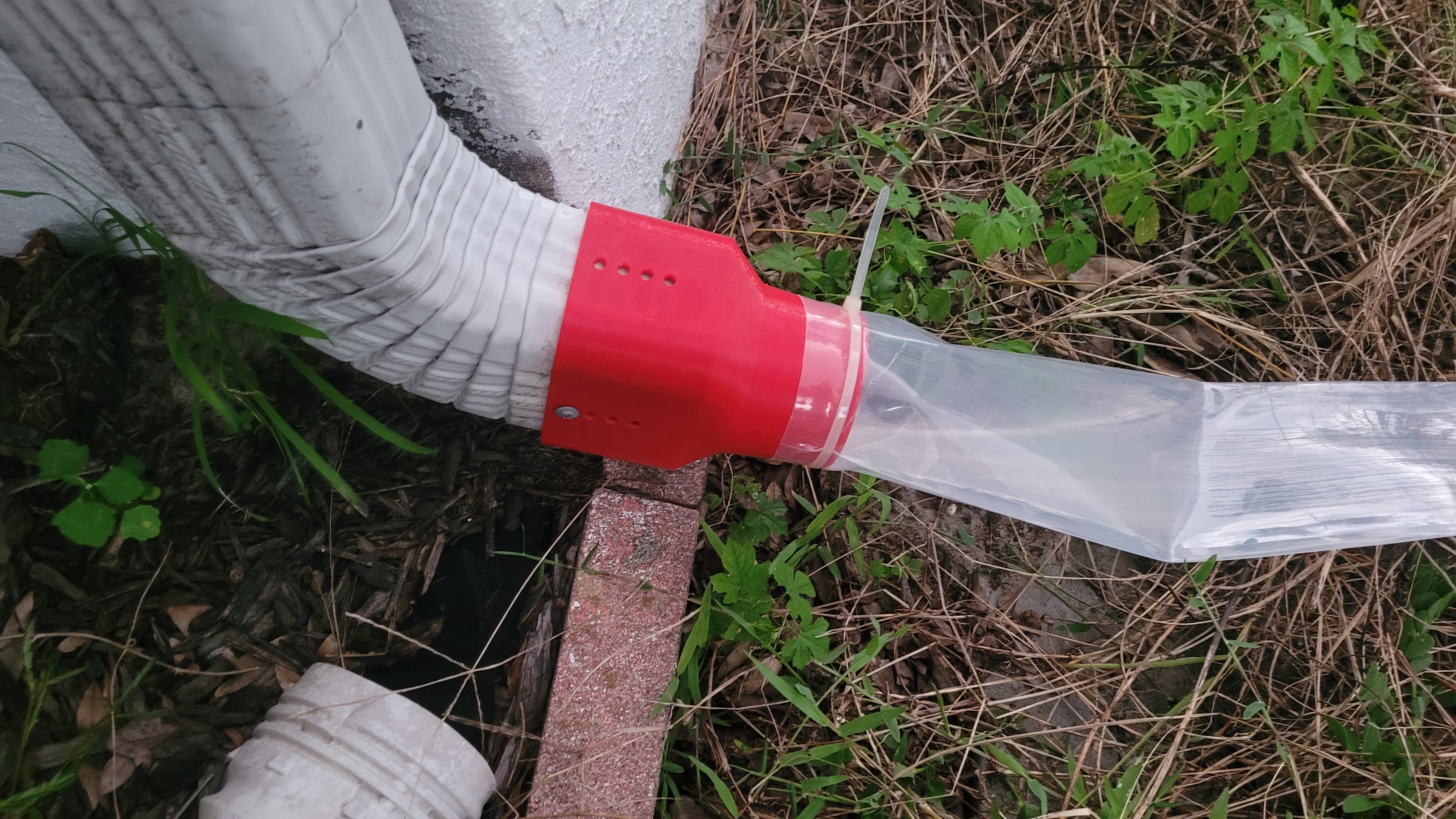 4x3in Downspout gutter adapter!