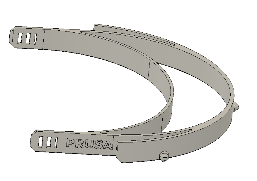Prusa RC3 US version for 3-8mm band