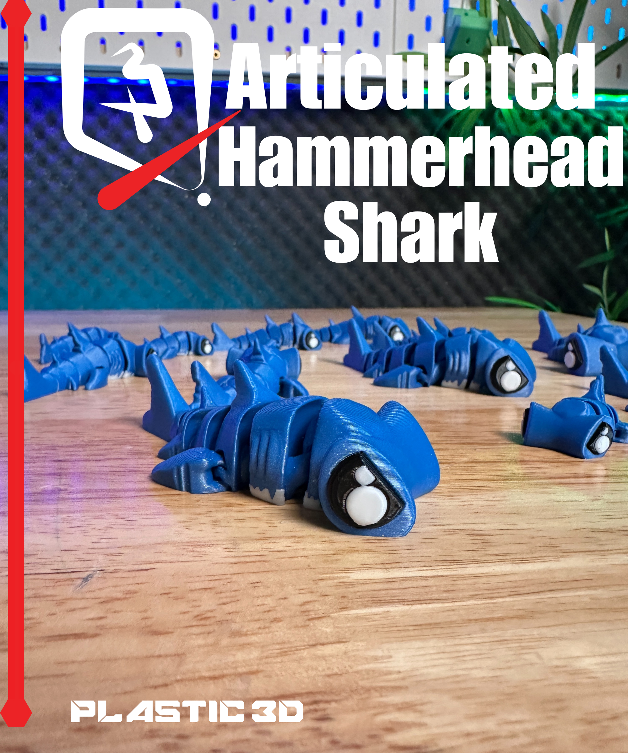 Articulated Hammerhead Shark – The Ultimate Fidget Friend!