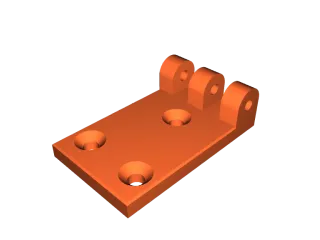 180° hinge for 4mm plexiglass, easy separation by MK | Download free ...