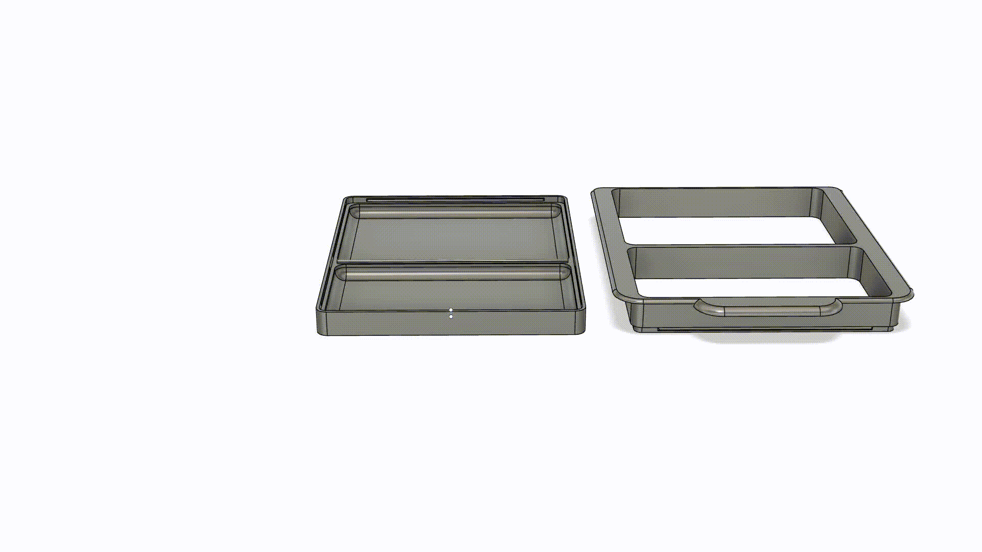 Miniatura 3 do modelo 3D Tesla Console Drawer Tray