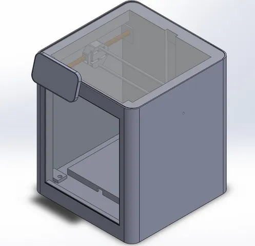 Detailed model of the Bambu Lab X1 Combo