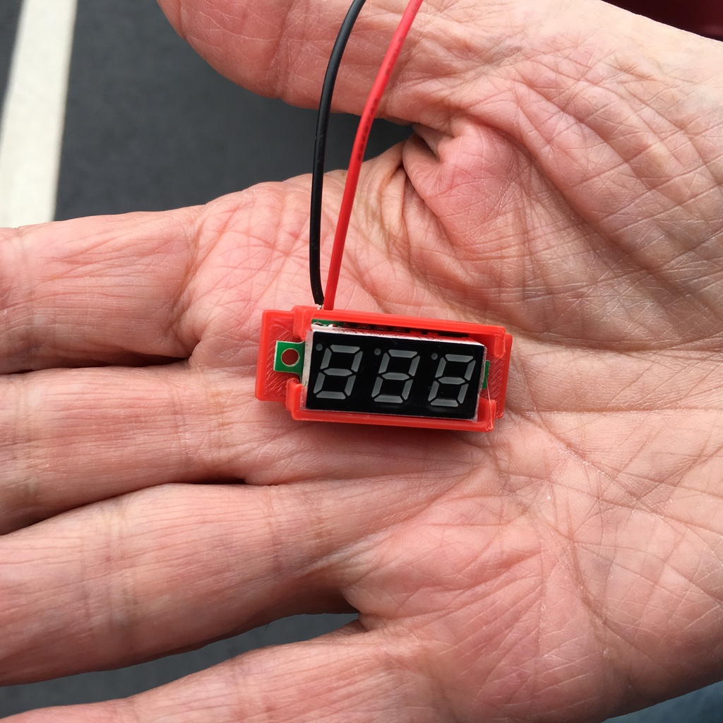 Enclosure for The Micro Voltage Meter by PawPaw46 Download free STL