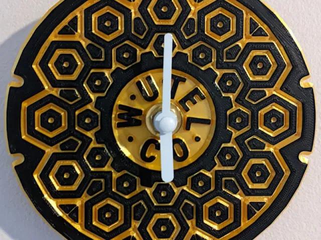 Western Union Telephone Co access hatch clock