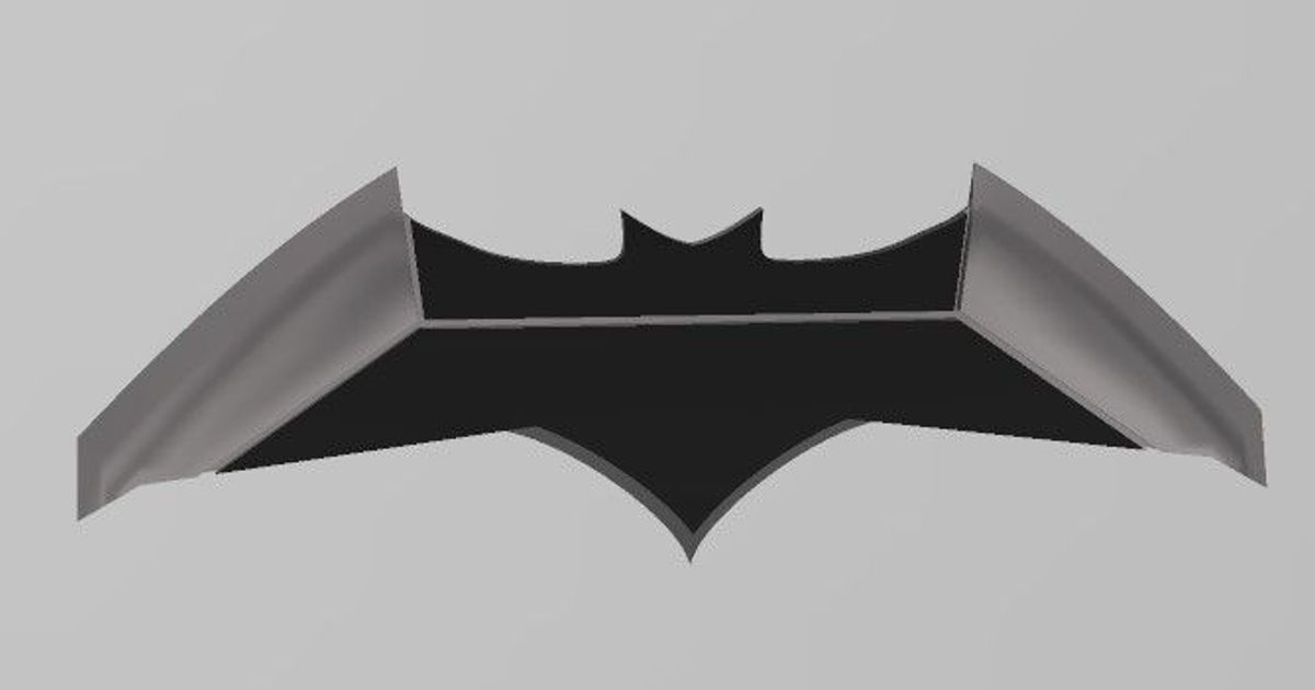 Batman Vs Superman Batarang by ReProps | Download free STL model |  