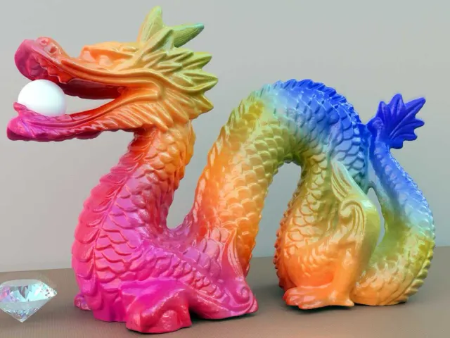 Golden chinese Dragon