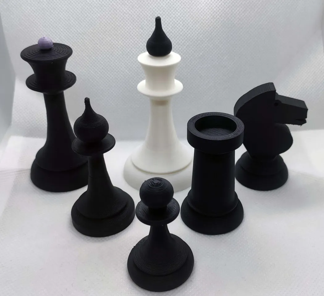 Game Of Chess Queens Gambit Opening Stock Photo - Download Image