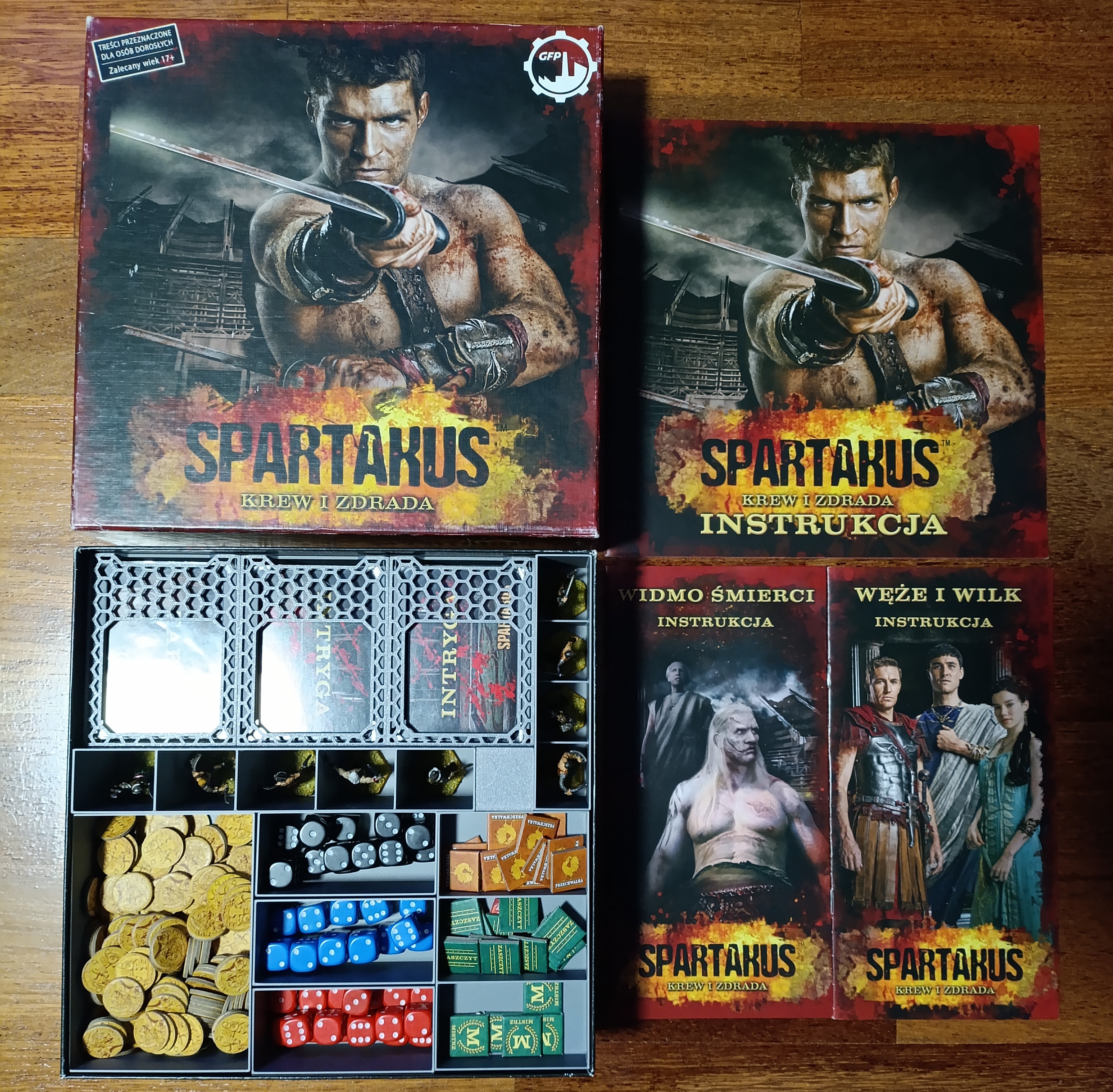 Spartacus + 2 extensions insert