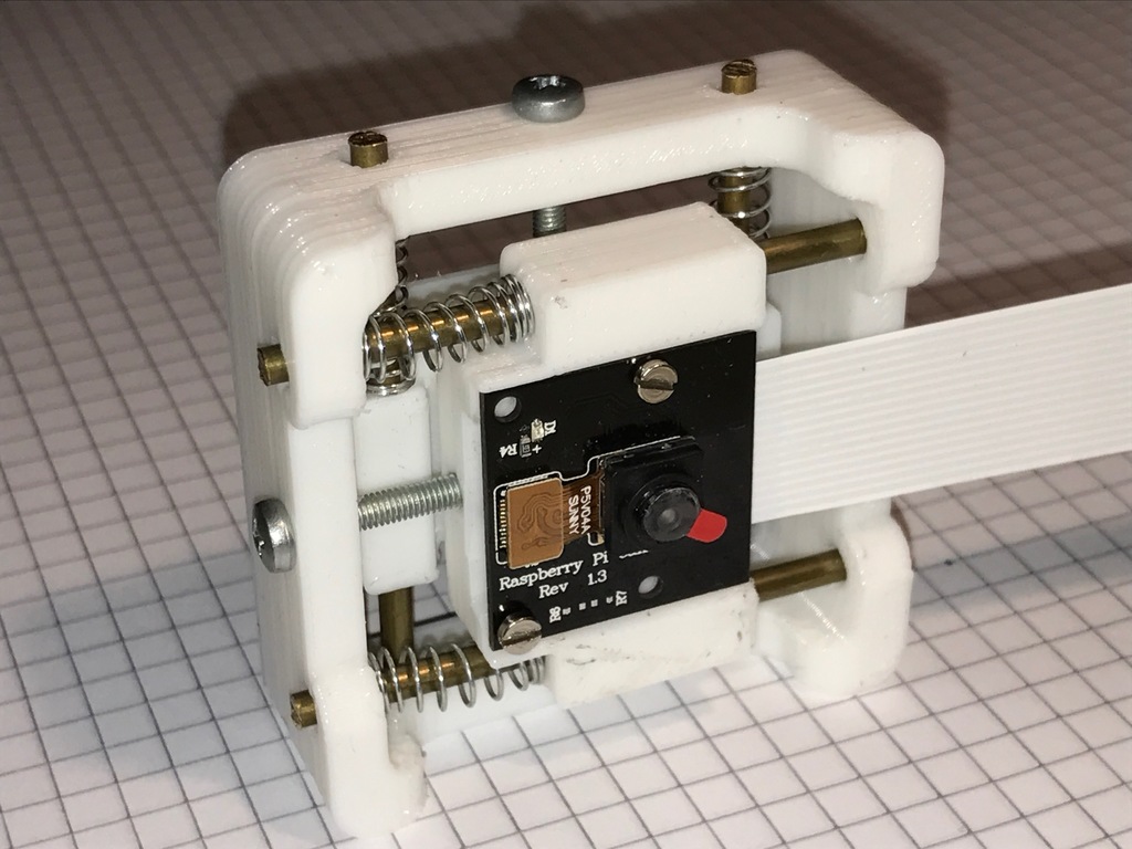 FabScanPi / RaspiCam adjustable Camera Mounting by db3jhf | Download ...