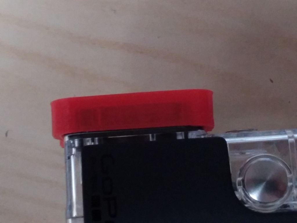 Lens Cover for GoPro 3+ housing by db3jhf Download free STL model