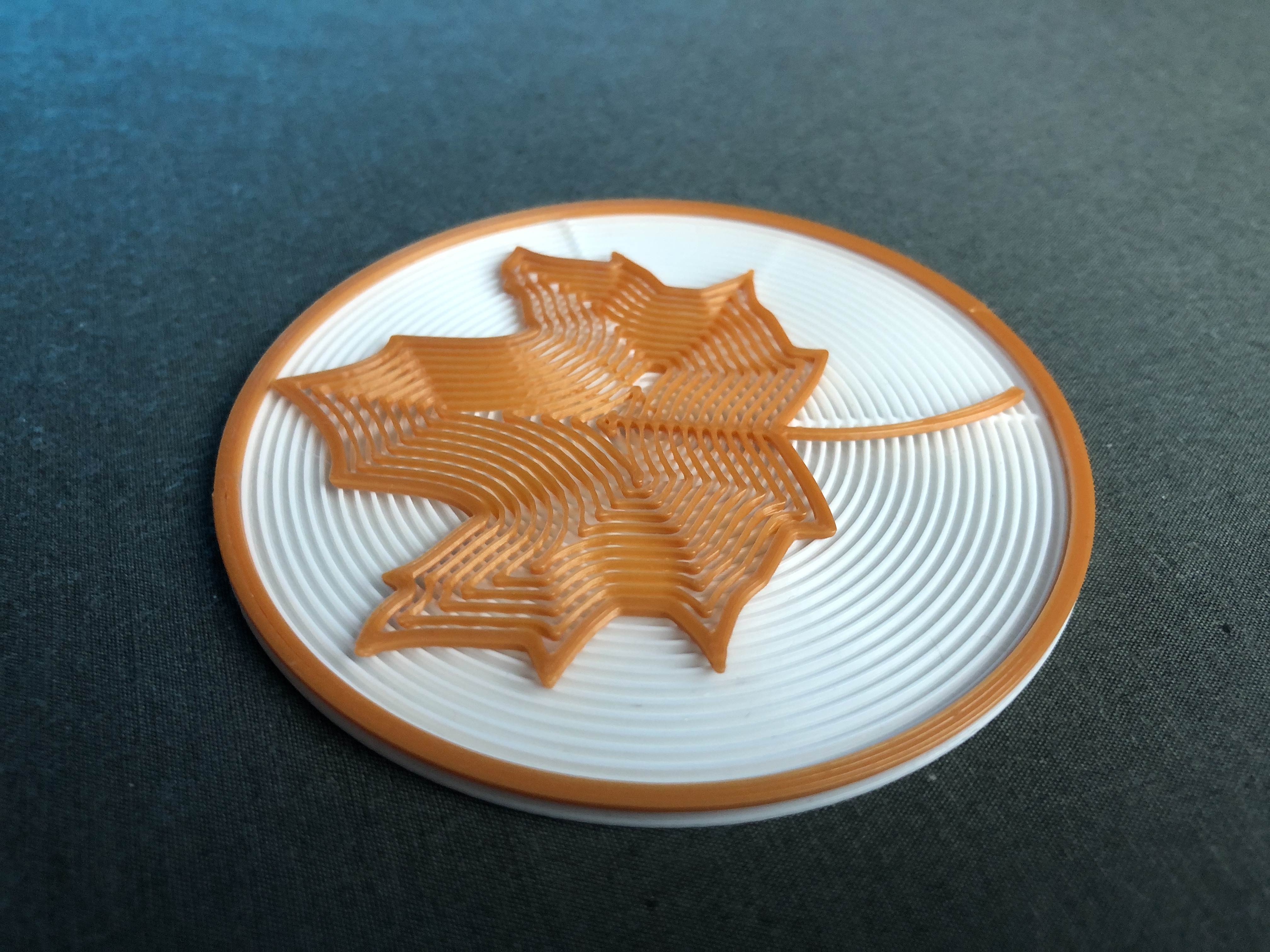 Miniatura 3 do modelo 3D MAPLE LEAF COASTER