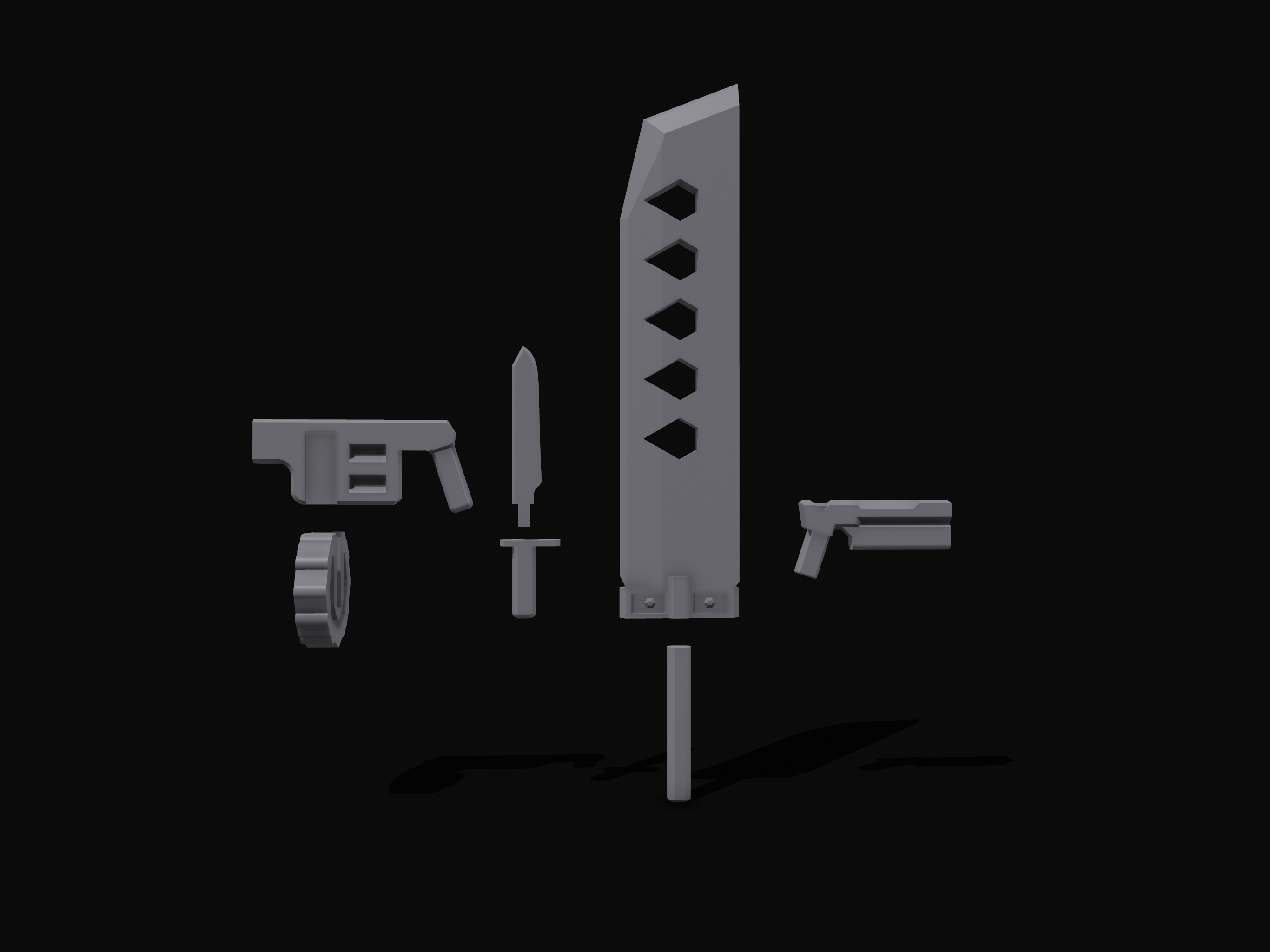 Sci-fi Weapons Pack for Lucky 13