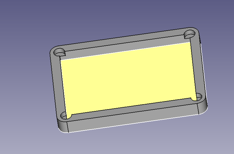 Parametric box with magnet holes