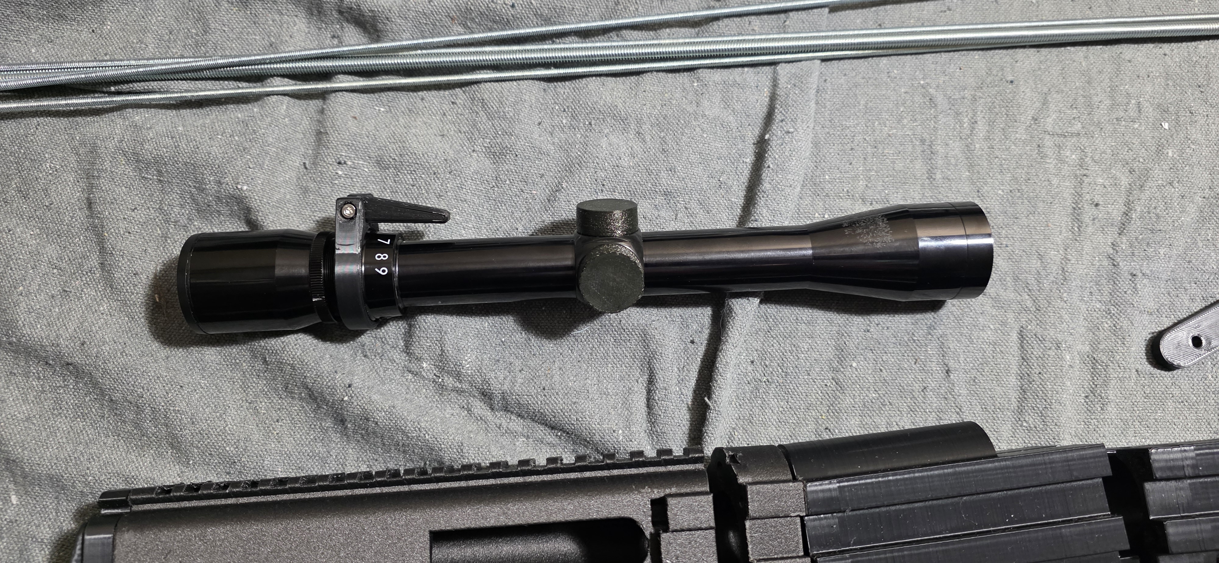 Miniatura 5 do modelo 3D Parametric Scope Throw Lever