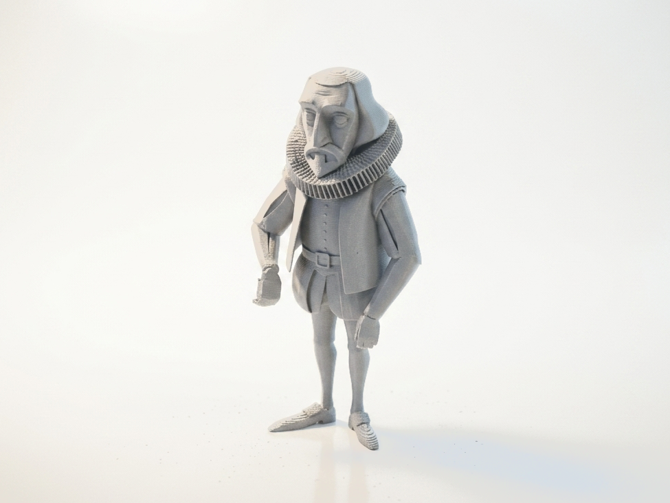 William Shakespeare Figurine Historical 3D Printable