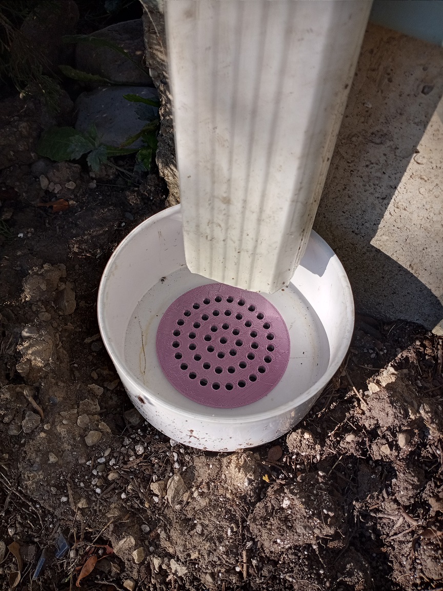 Gutter Grate for 4" Drain