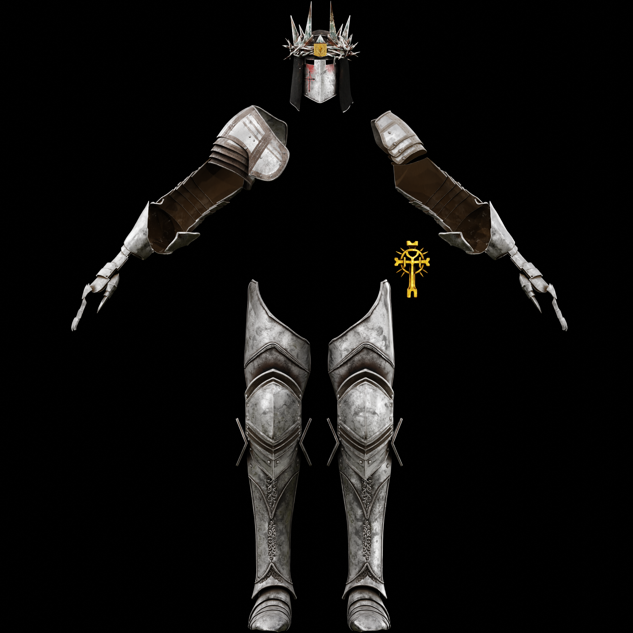 ULTIMATE DARK CRUSADER ARMOR LORDS OF THE FALLEN LIFE SIZE – FULL COSPLAY FAN ART STL