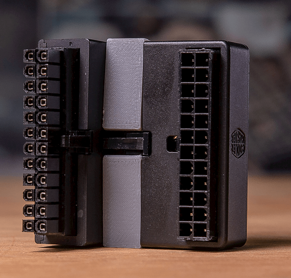 ATX 24 PIN DUAL 90 DEGREE ADAPTER BRIDGE - Standard