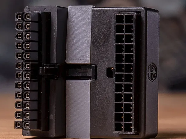 ATX 24 PIN DUAL 90 DEGREE ADAPTER BRIDGE - Standard