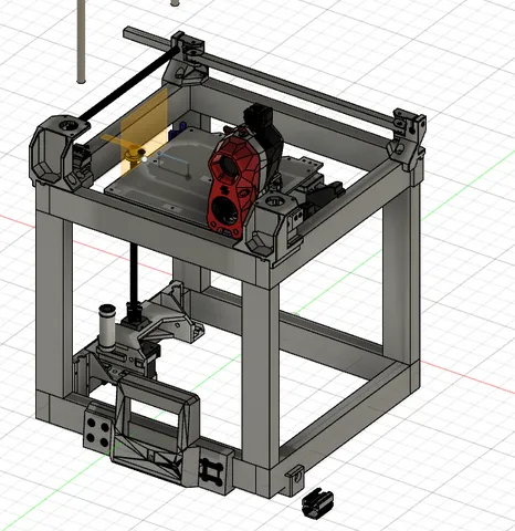 YetAnotherLargerMinicube, small Corexy Printer