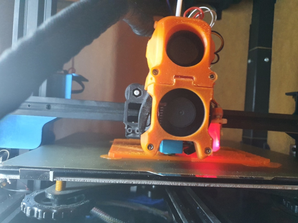 CR-10 v3 and v2 X-Carriage for Voron Afterburner Remix