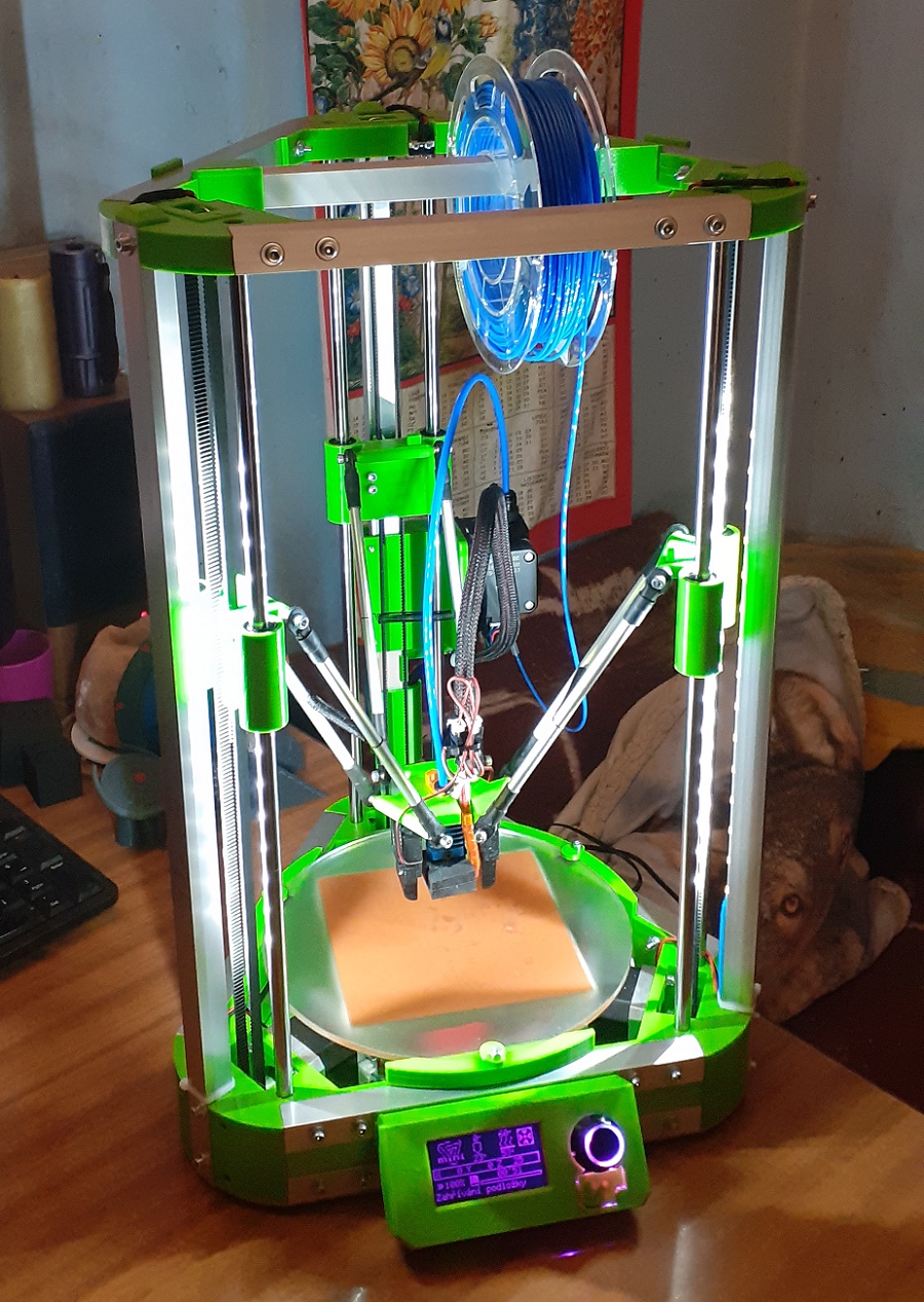 Miniatura 3 do modelo 3D C-MINI, a tiny Delta printer
