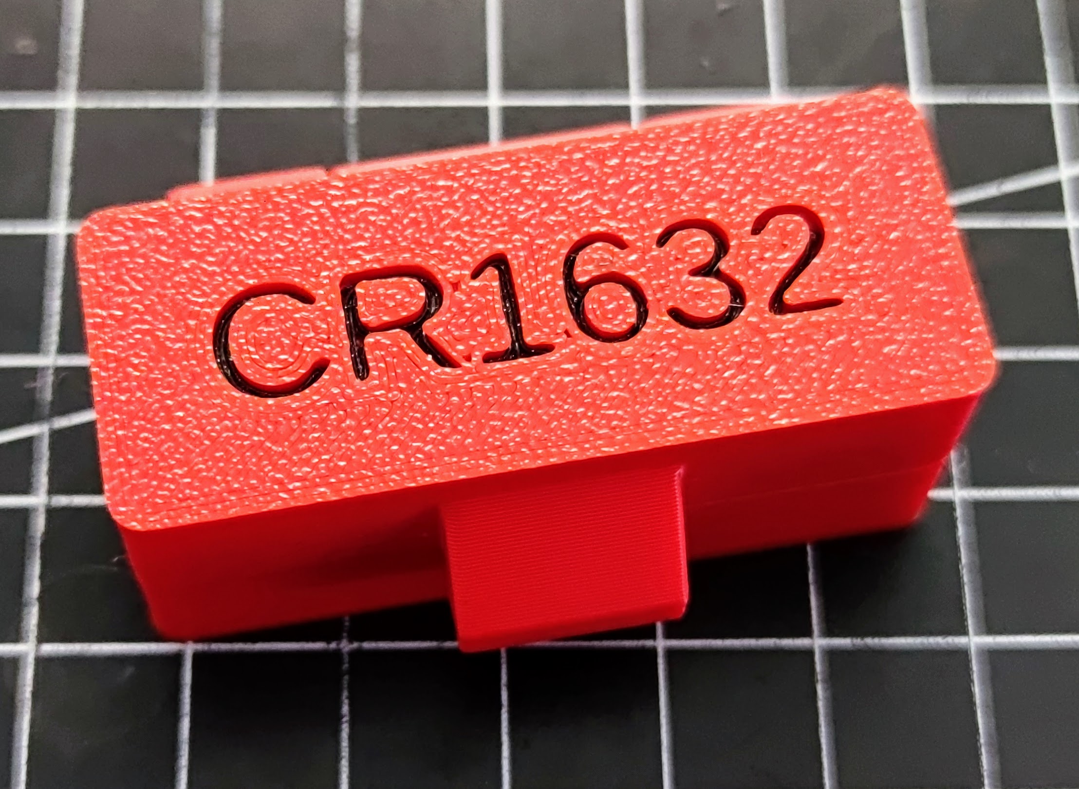 Print in place case for cr1632 batteries by daclasen download free