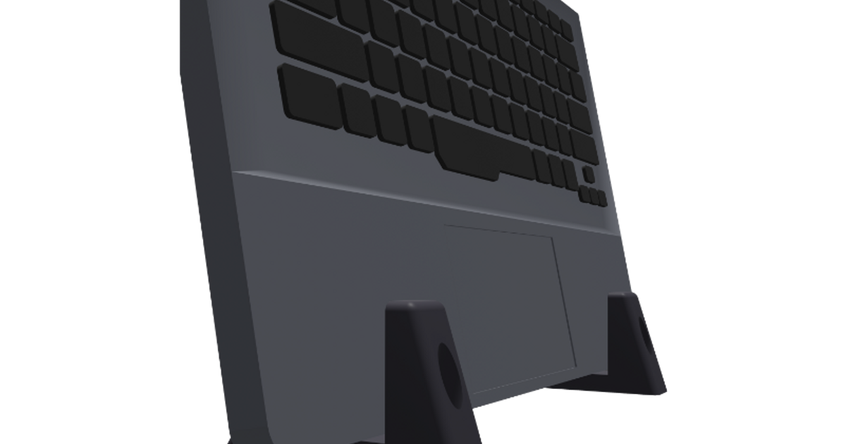 Laptop holder by hrebijan Download free STL model