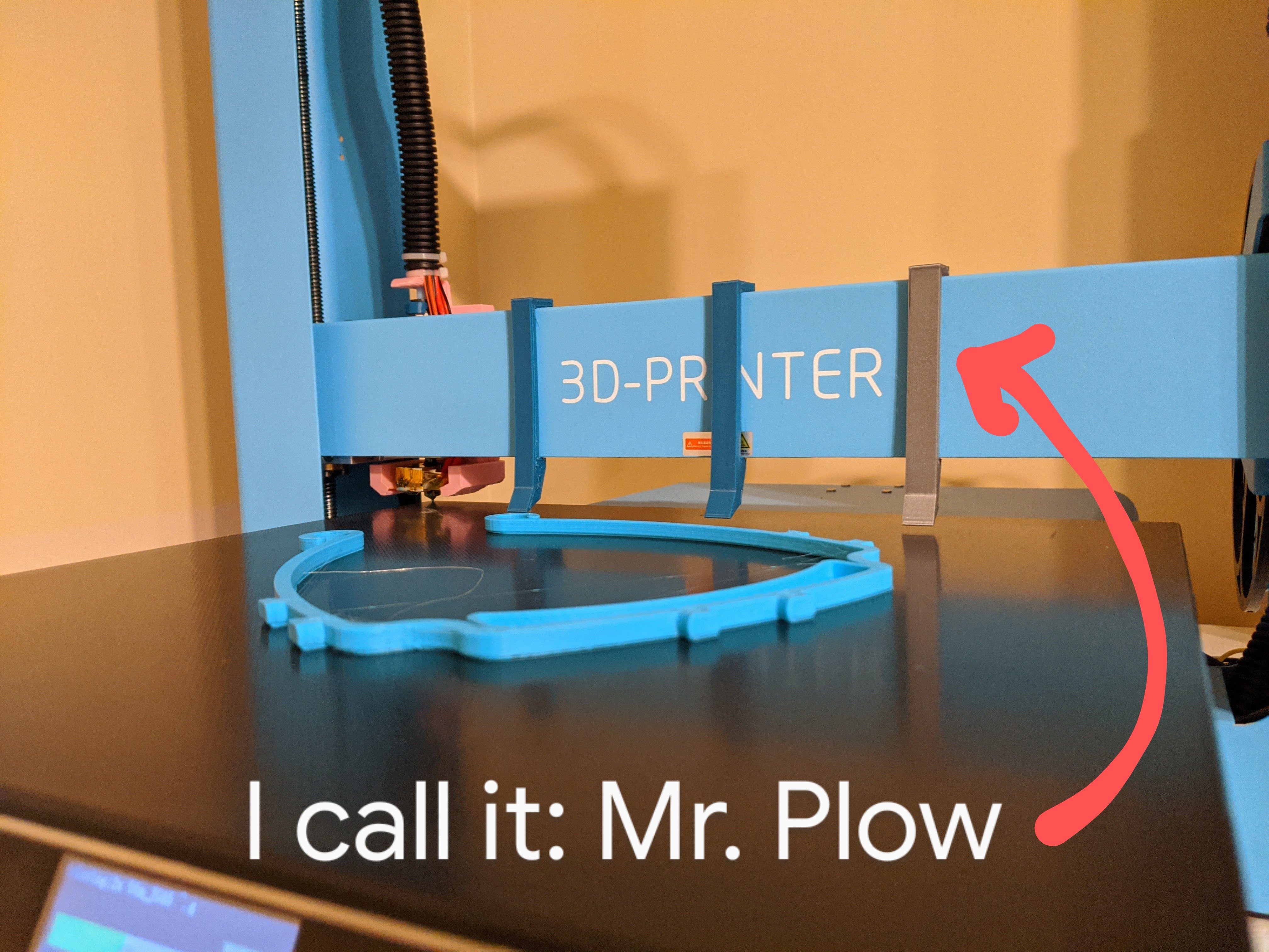 Mr. Plow: automating 3d printing using JG Aurora A5