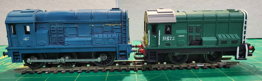 08 Diesel shunter for the Hornby 0-4-0 (designed for custom 0-6-0 chassis)