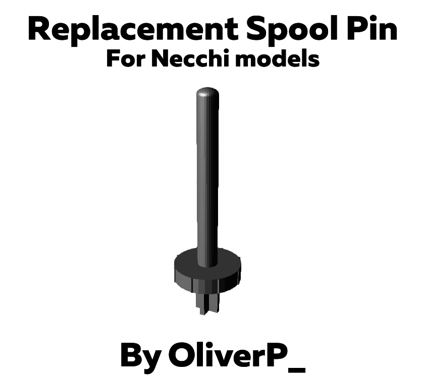 Spool Pin for Necchi Sewing Machines