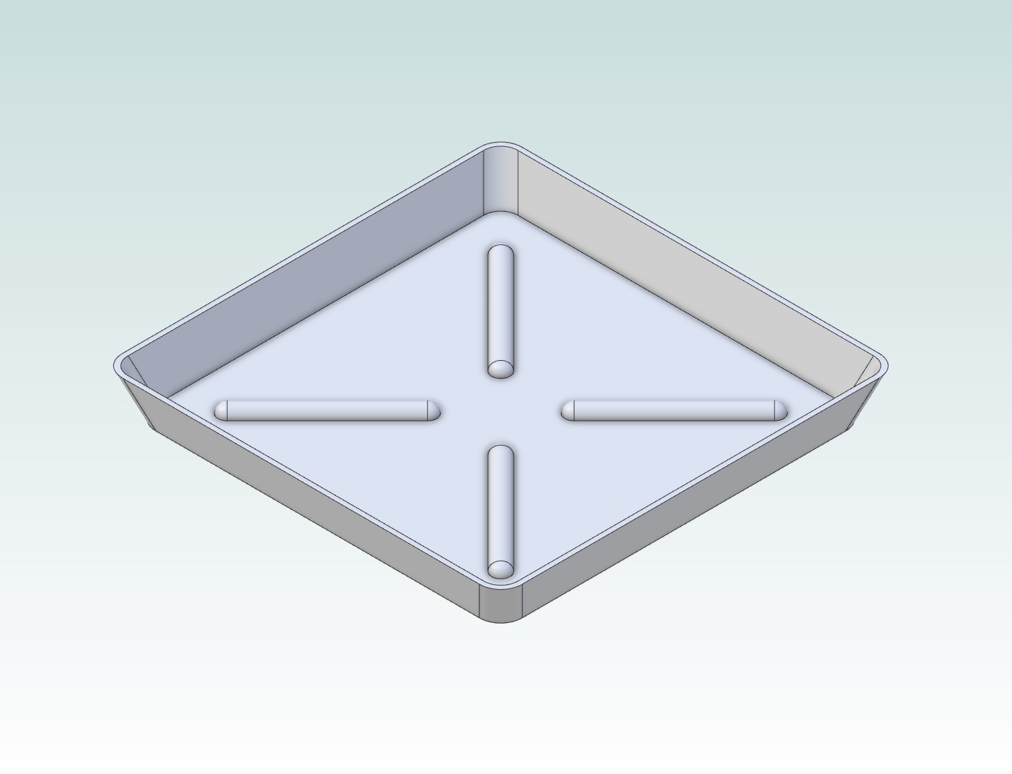 Planter Trays, Square and Round