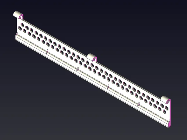 rail for clothespins