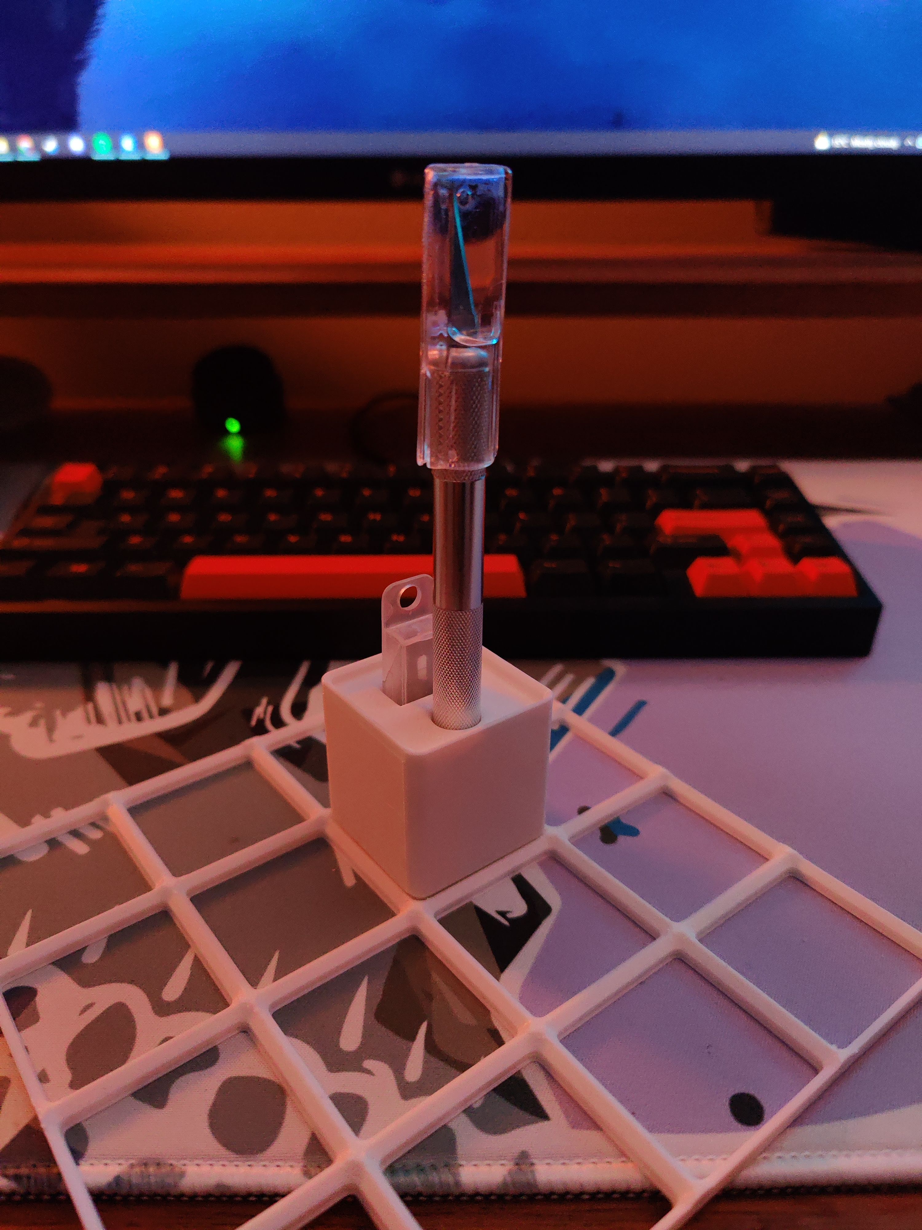 Gridfinity Craftright Precision Craft Knife Holder 1x1x6 by Tomie M