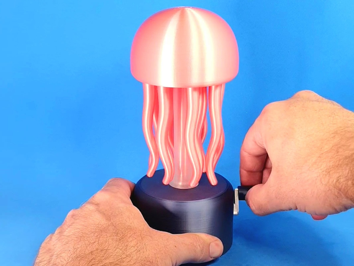 Jellyfish Swimming - Mechanical Interactive Art