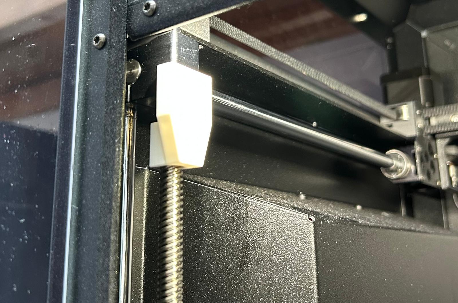Core One front leadscrew alignment helper