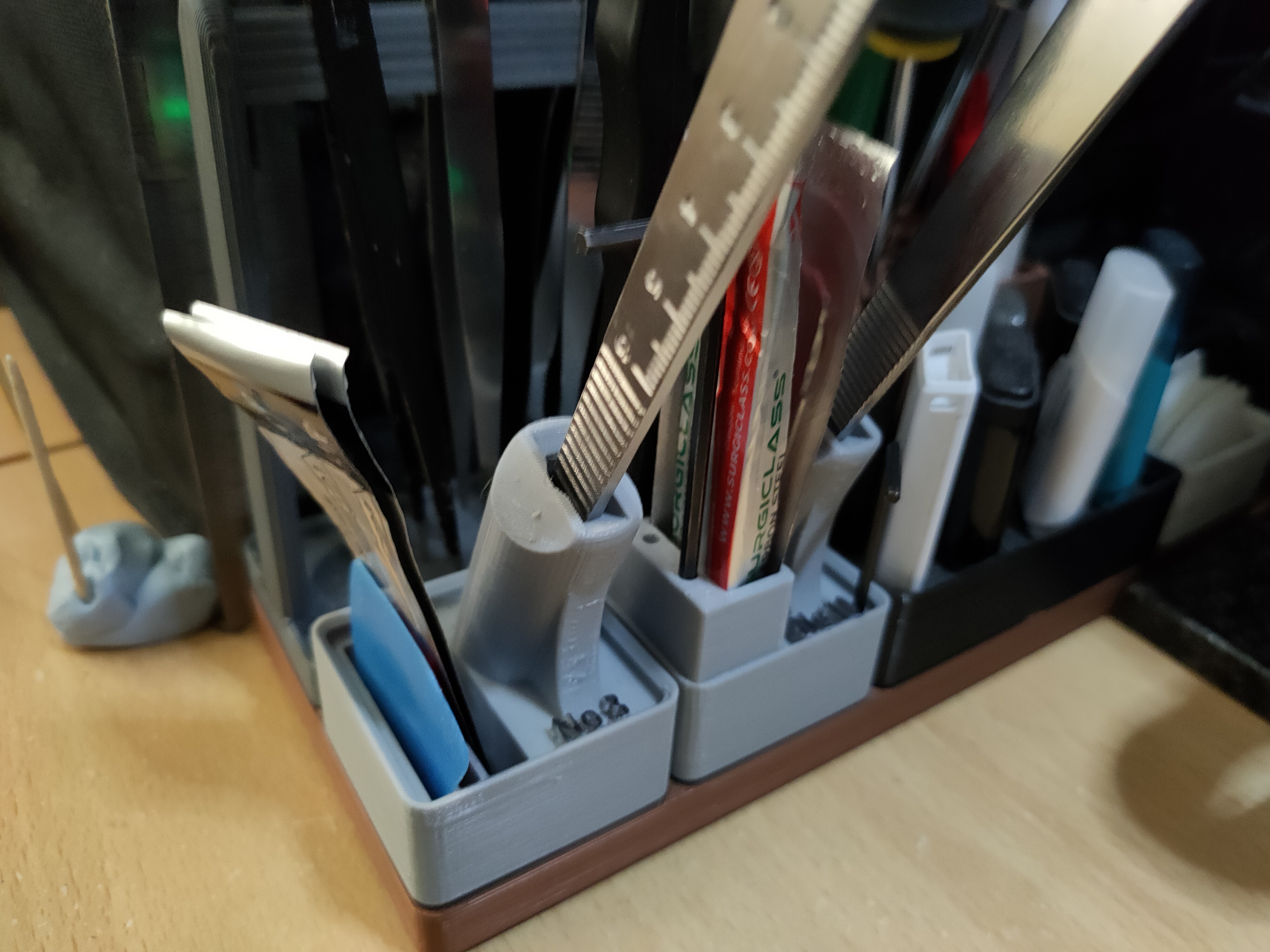 Gridfinity Scalpel Holders
