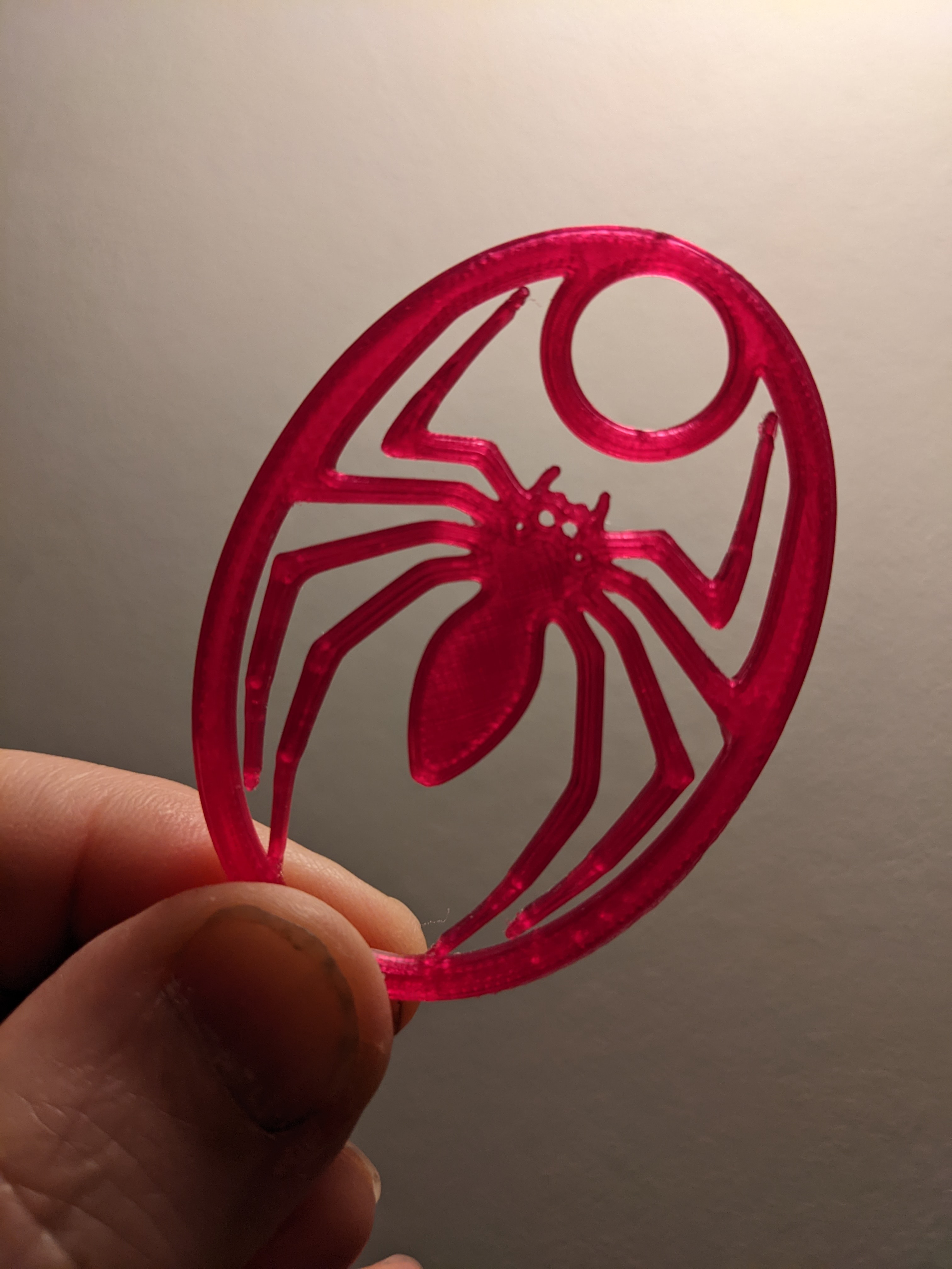 Spiderman Keychain Logo