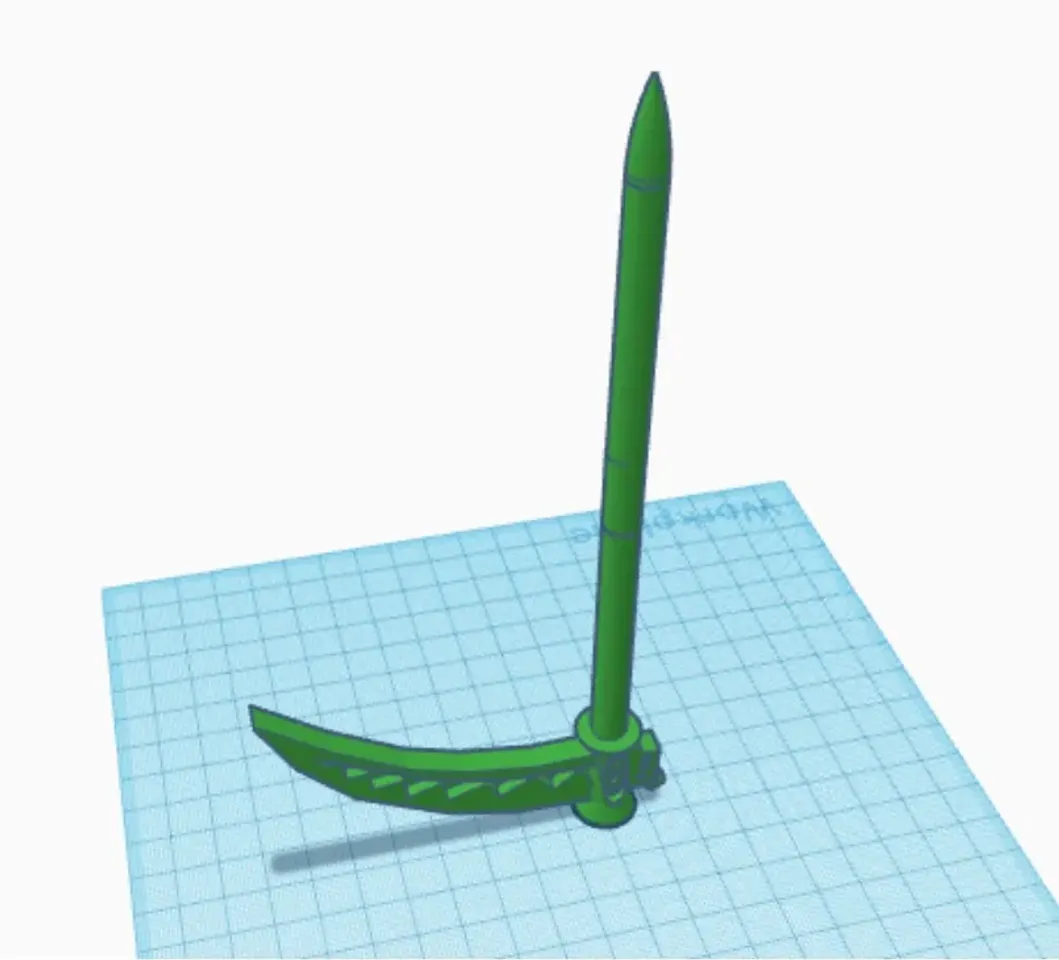 3D file Soul Eater Cosplay Scythe 💬・3D print object to download