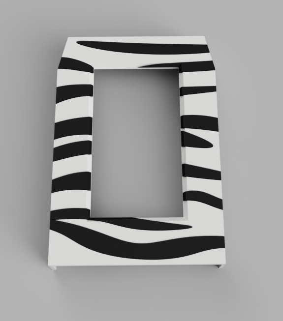 CR6-SE LCD Cover - Zebra Stripes