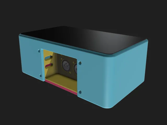 Raspberry Pi + HiFiBerry XLR Streamer with 7" Touchscreen (Wall Mounted)