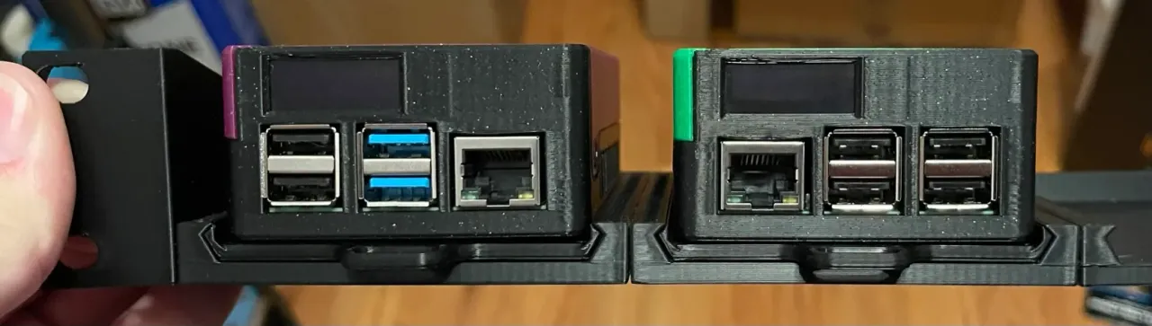 1U Rackmount Cluster - Raspberry Pi 3B+ / 4B by JaredC01 | Download ...