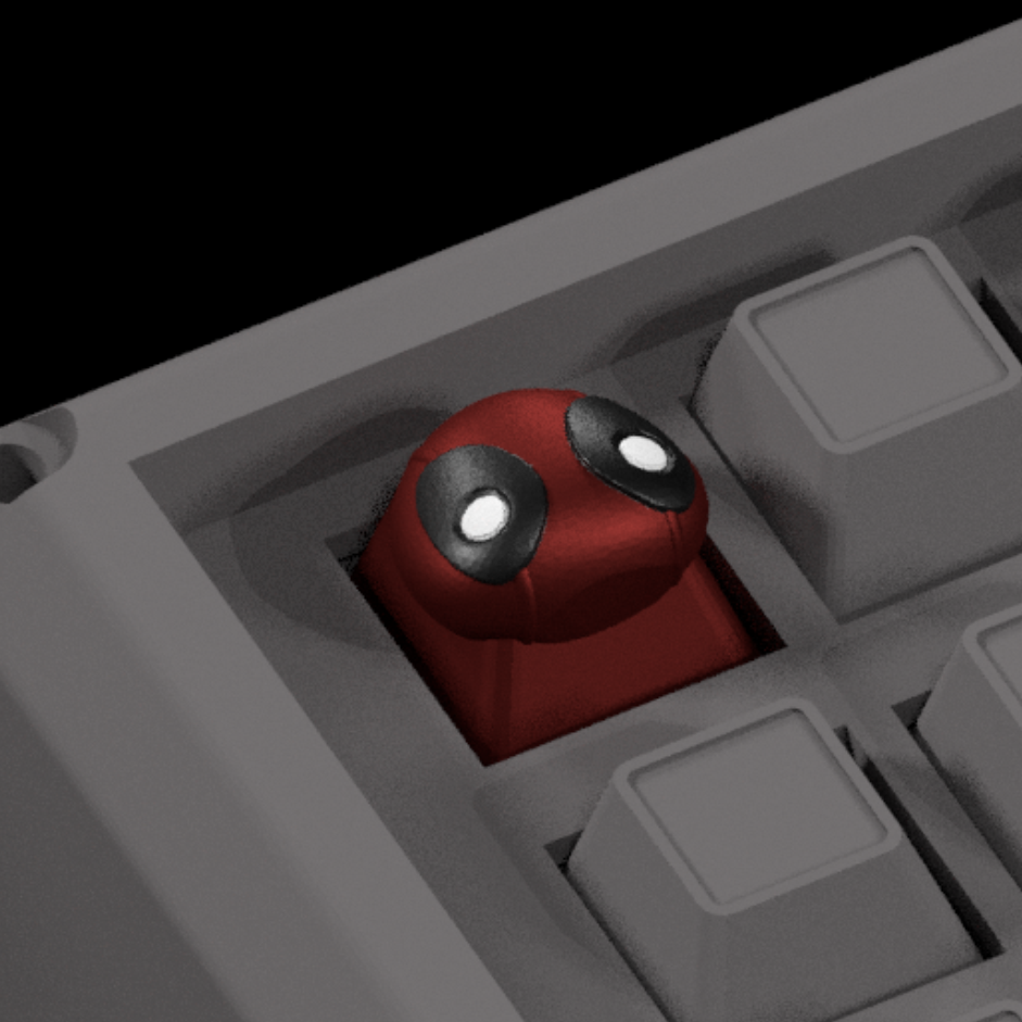 Miniatura 4 do modelo 3D Deadpool keycaps - Deadpool (Free/gratis)